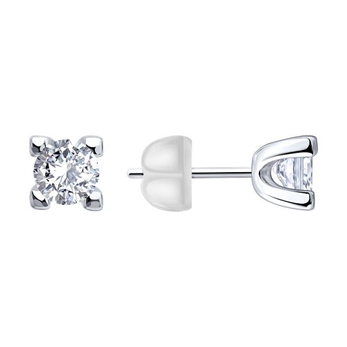 Серьги Diamant - Серебро 925, Фианит (арт. 94122024561-DIAMANT)