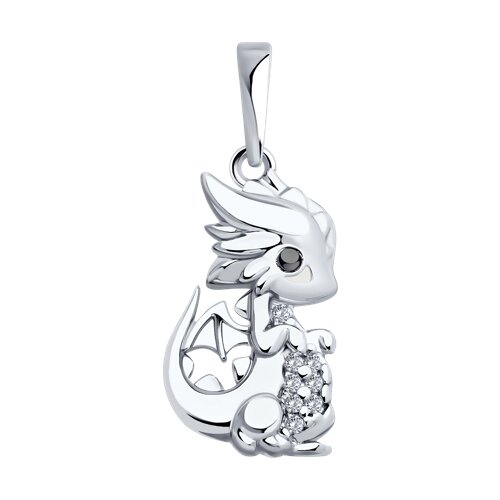 Подвеска SOKOLOV - Серебро 925, Фианит (арт. 94033198)