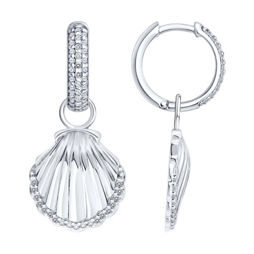 Серьги SOKOLOV - Серебро 925, Фианит (арт. 94027229)