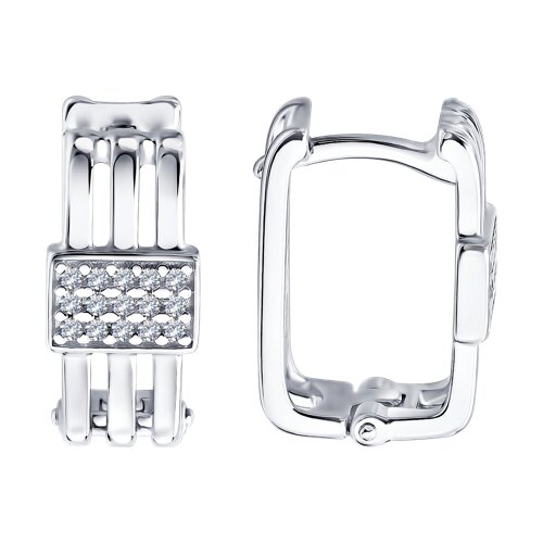 Серьги Diamant - Серебро 925, Фианит (арт. 94-120-02434-1)