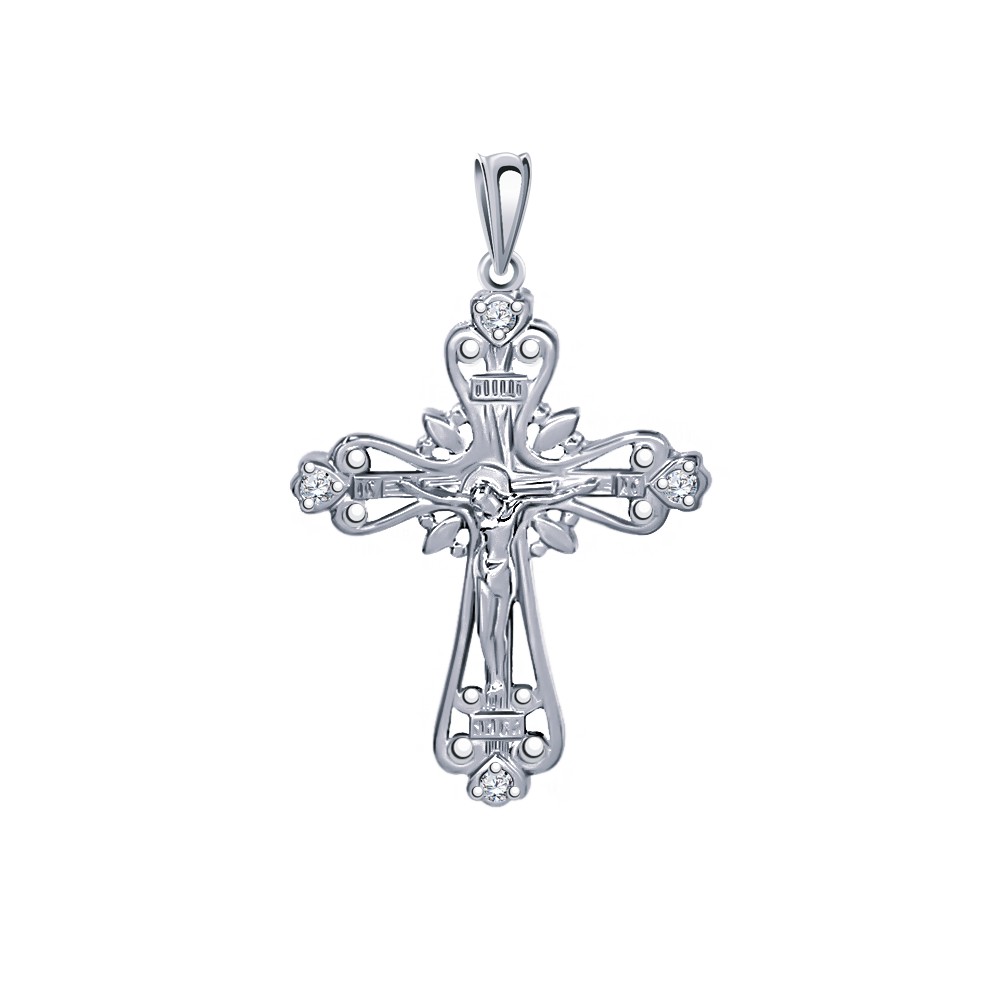 Подвеска Атолл - Серебро 925, Фианит (арт. 3310-925)