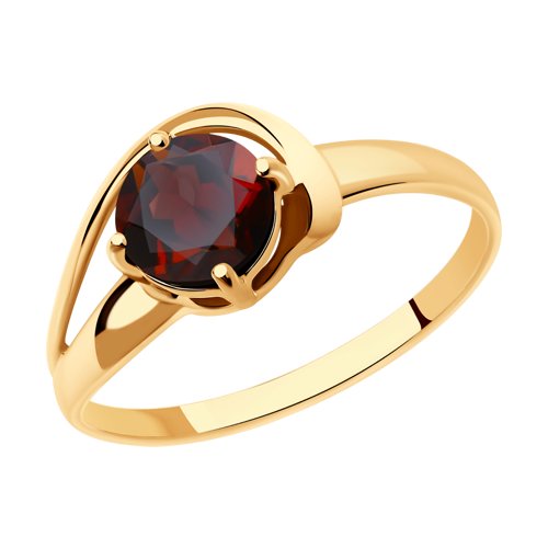 Кольцо SOKOLOV - Золото 375, Гранат (арт. 37716206)
