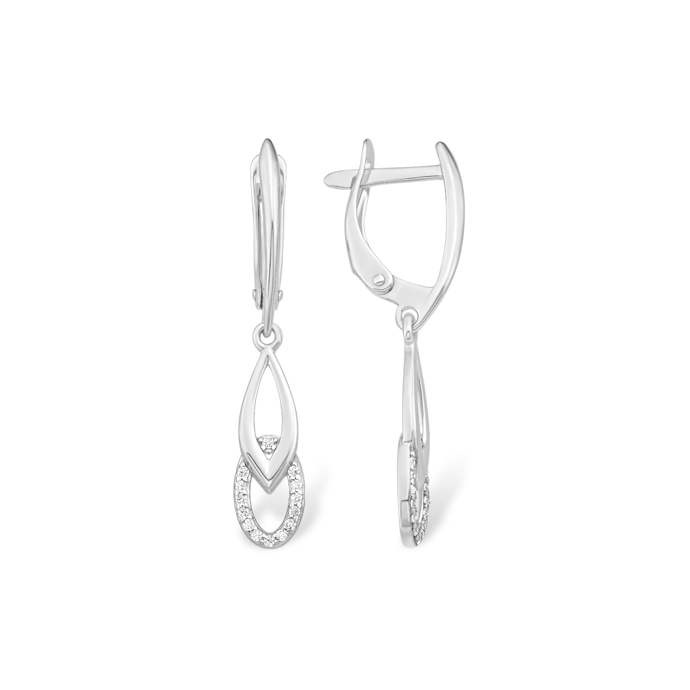 Серьги EFREMOV - Серебро 925, Фианит (арт. 12100113360-501)