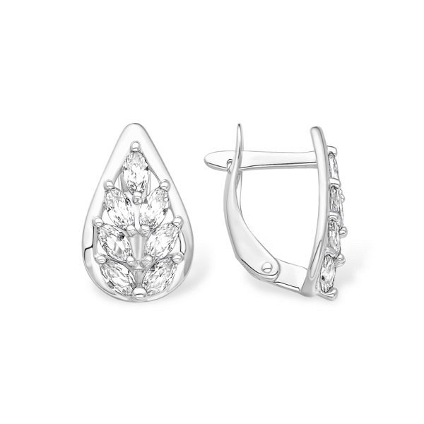 Серьги EFREMOV - Серебро 925, Фианит (арт. 12100112902-501)