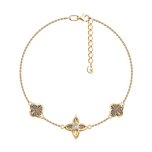 Браслет SOKOLOV - Серебро 925, Фианит (арт. 93050229)