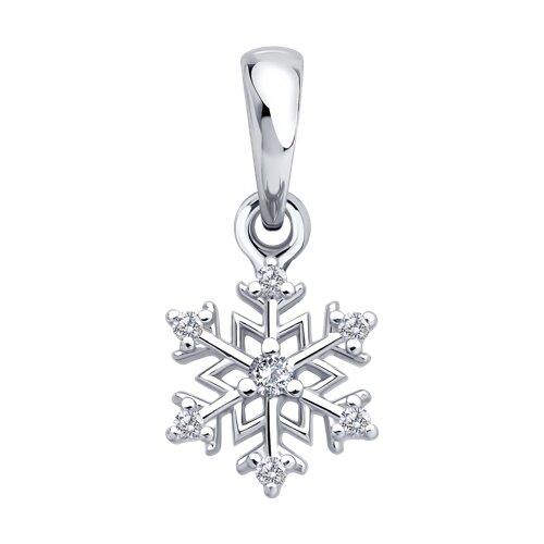 Подвеска SOKOLOV - Серебро 925, Фианит (арт. 94033281)