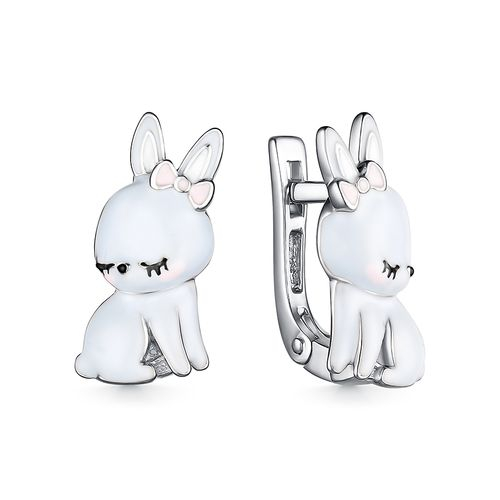 Серьги Мириада - Серебро 925, Эмаль (арт. 901022711)