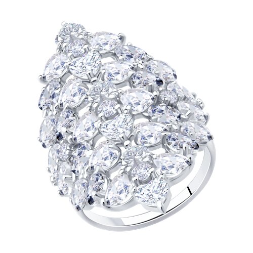 Кольцо SOKOLOV - Серебро 925, Фианит (арт. 94014440)