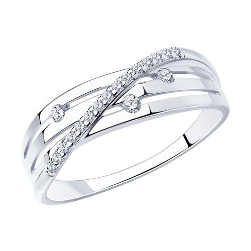 Кольцо SOKOLOV - Серебро 925, Фианит (арт. 94010513)