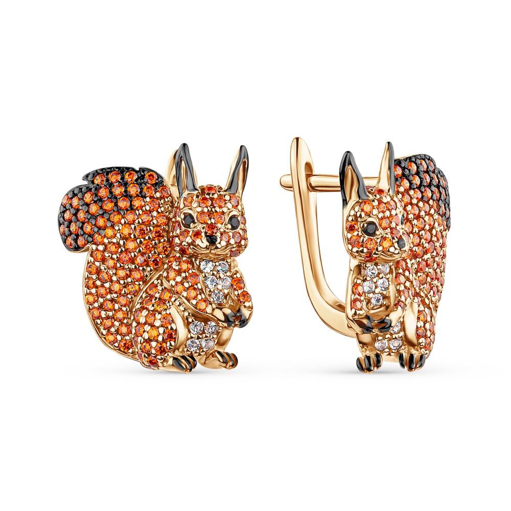 Серьги Мириада - Серебро 925, Фианит (арт. 901022680)