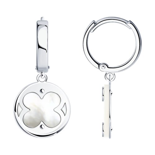 Серьги SOKOLOV - Серебро 925, Перламутр (арт. 83020288)