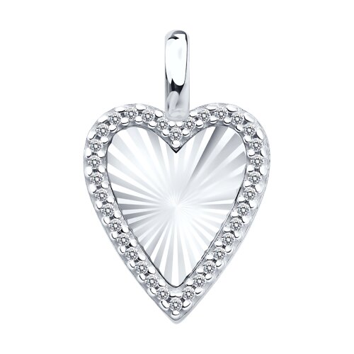 Подвеска SOKOLOV - Серебро 925, Фианит (арт. 94033323)