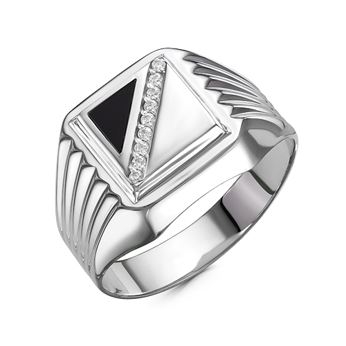 Кольцо Иллада - Серебро 925, Фианит (арт. с040563)