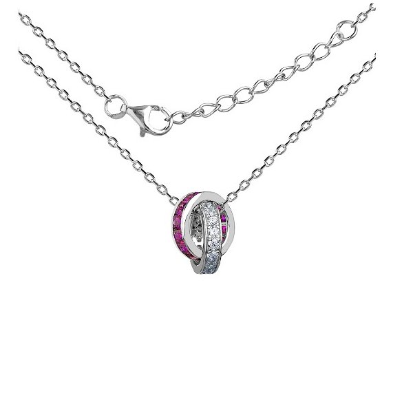 Колье Фиделис - Серебро 925, Фианит (арт. SN-B1743PH)
