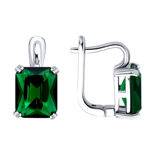 Серьги SOKOLOV - Серебро 925, Фианит (арт. 94027166-91)