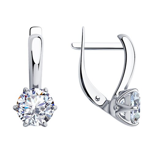 Серьги Diamant - Серебро 925, Фианит (арт. 94-120-01633-1)