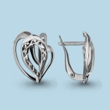 Серьги Аквамарин - Серебро 925 (арт. 31914.5)