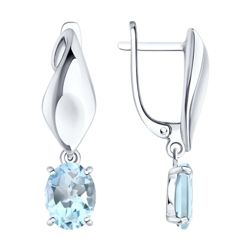 Серьги SOKOLOV - Серебро 925, Топаз (арт. 92025351)