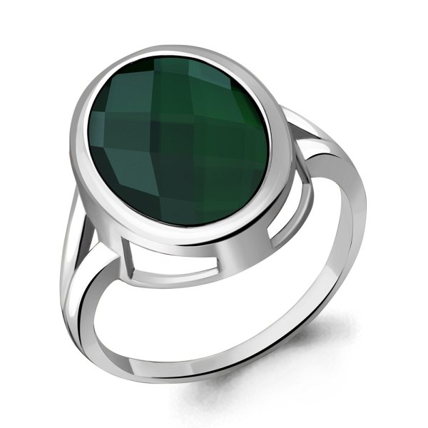 Кольцо Аквамарин - Серебро 925, Агат (арт. 6547009.5)