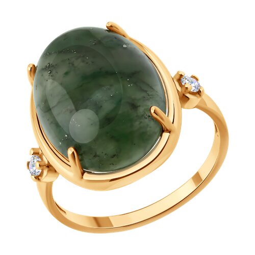 Кольцо SOKOLOV - Серебро 925, Жадеит (арт. 83010278)