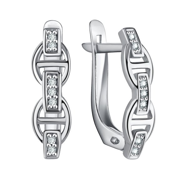 Серьги Talant - Серебро 925, Фианит (арт. 10-72-0001-15542)