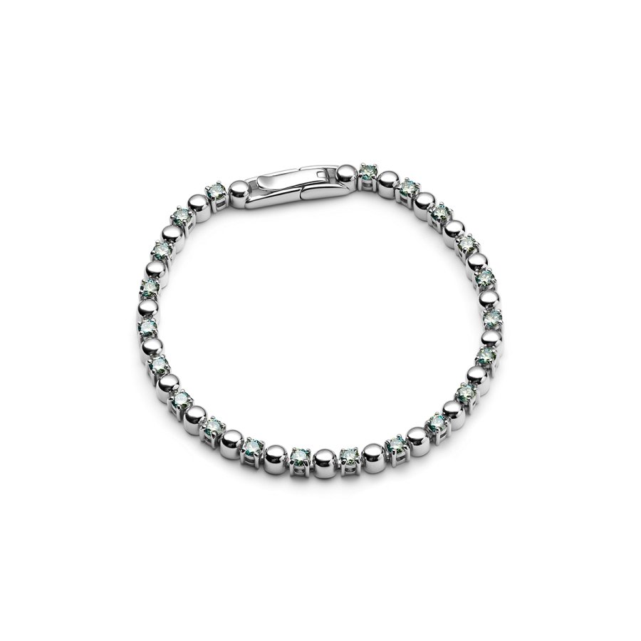 Браслет Дар - Серебро 925, Синтетический муассанит (арт. Бр-2324рс16139)