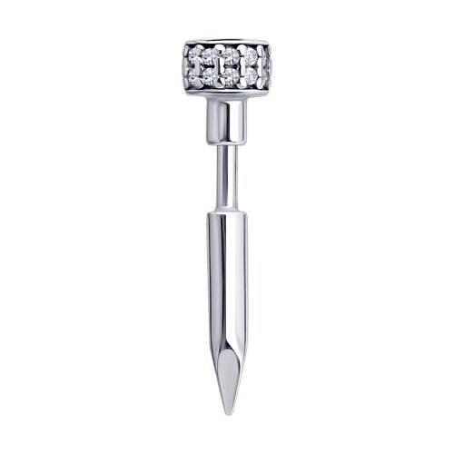 Серьга Diamant - Серебро 925, Фианит (арт. 94-127-02394-1)