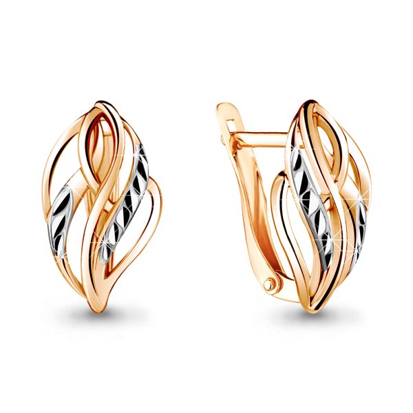 Серьги Аквамарин - Золото 585 (арт. 31919.1)