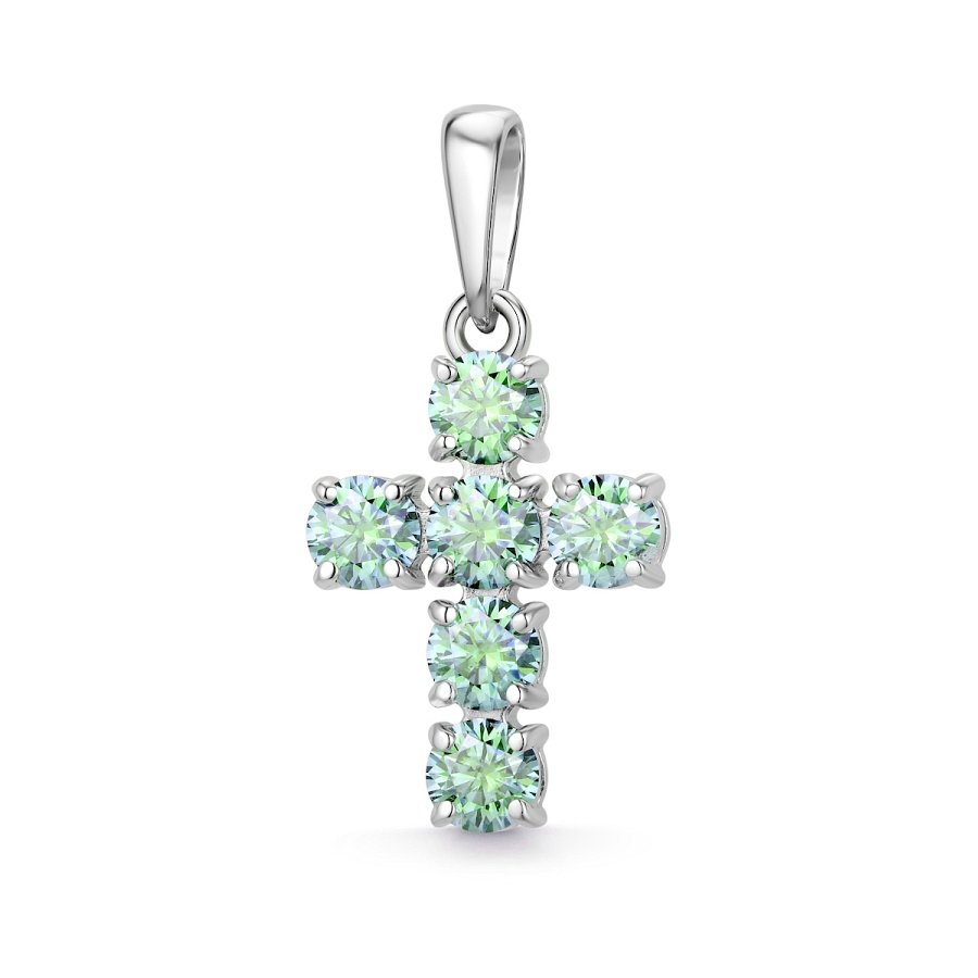 Подвеска Дар - Серебро 925, Синтетический муассанит (арт. П-2536рс16139)