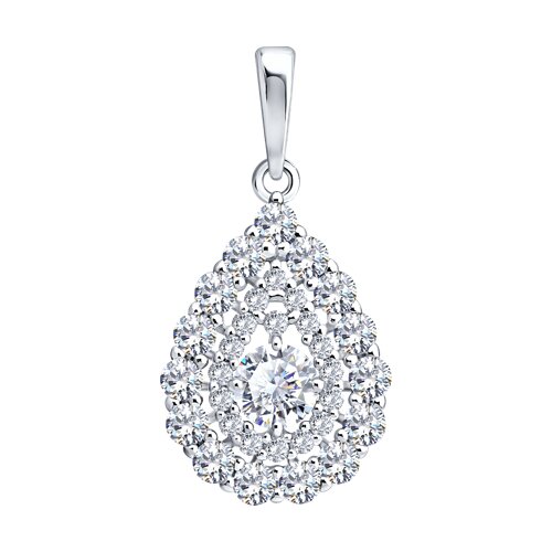 Подвеска Diamant - Серебро 925, Фианит (арт. 94-130-02407-1)