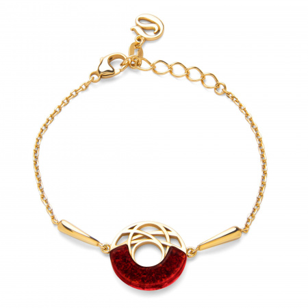 Браслет Максипром - Серебро 925, Янтарь (арт. 240 1481 201)