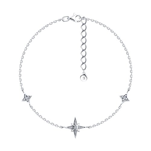 Браслет SOKOLOV - Серебро 925, Фианит (арт. 94051181)