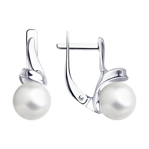 Серьги SOKOLOV - Серебро 925, Жемчуг имитация (арт. 94024735)