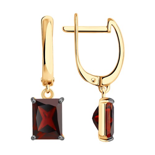 Серьги SOKOLOV - Серебро 925, Гранат (арт. 92023192)