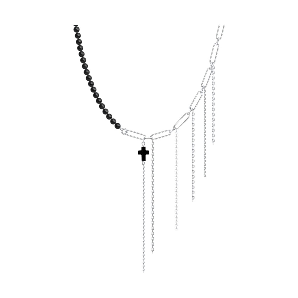 Колье Diamant - Серебро 925, Гематит (арт. 94-370-00036-1)