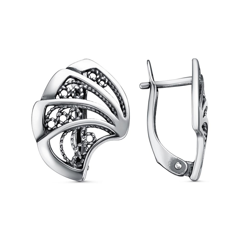 Серьги Красная пресня - Серебро 925 (арт. 33015120)