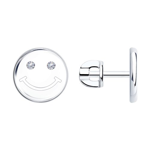 Серьги SOKOLOV - Серебро 925, Фианит (арт. 94024449)