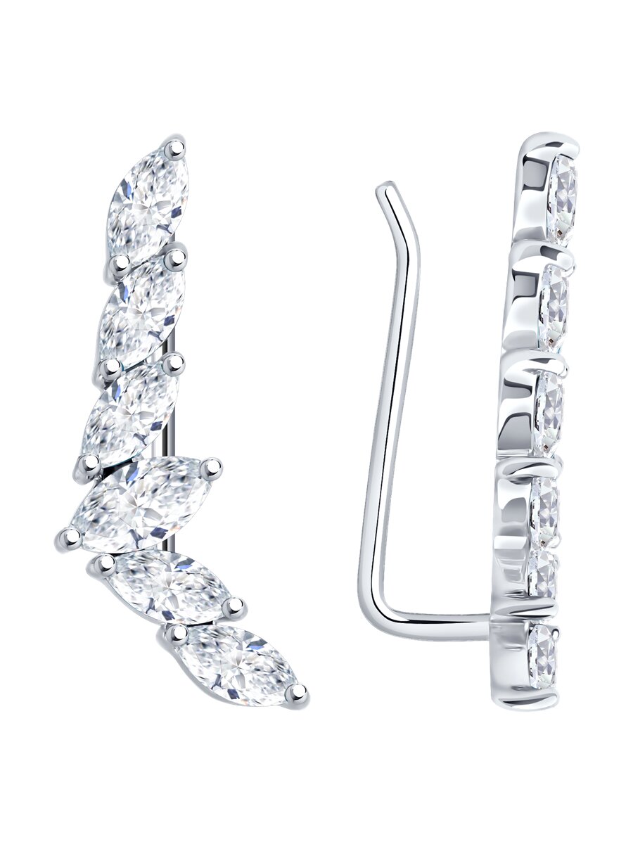 Серьги Diamant - Серебро 925, Фианит (арт. 94-120-00140-1)