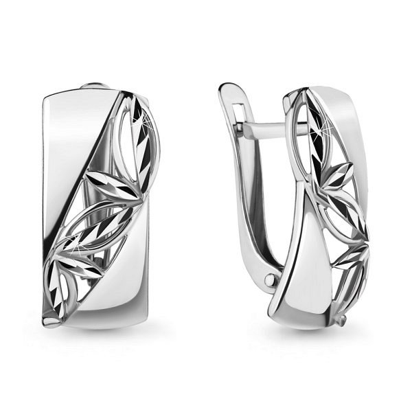 Серьги Аквамарин - Серебро 925 (арт. 33550.5)