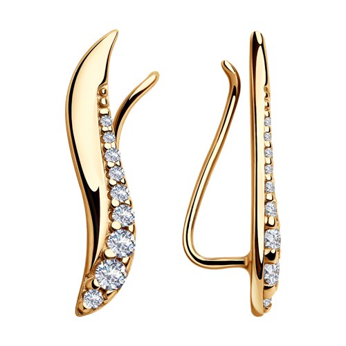 Серьги SOKOLOV - Серебро 925, Фианит (арт. 93020921)