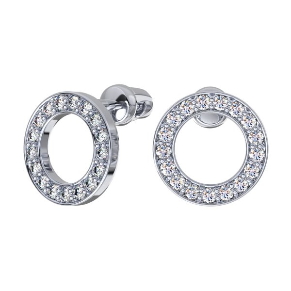 Серьги POKROVSKY - Серебро 925, Фианит (арт. 6001867-00775)