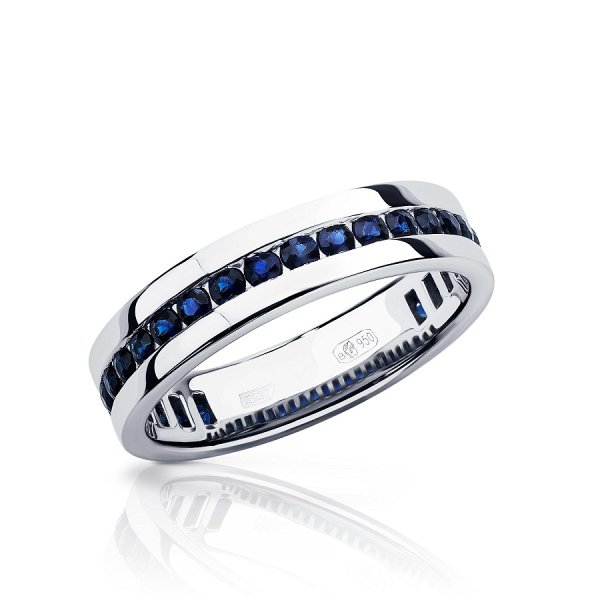 Кольцо Platinum Lab. - Платина 950 (арт. ПК-021С-04)