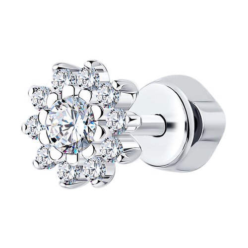 Серьга SOKOLOV - Серебро 925, Фианит (арт. 94170148)