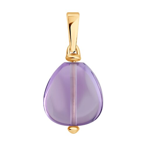 Подвеска SOKOLOV - Золото 585, Аметист (арт. 733022)
