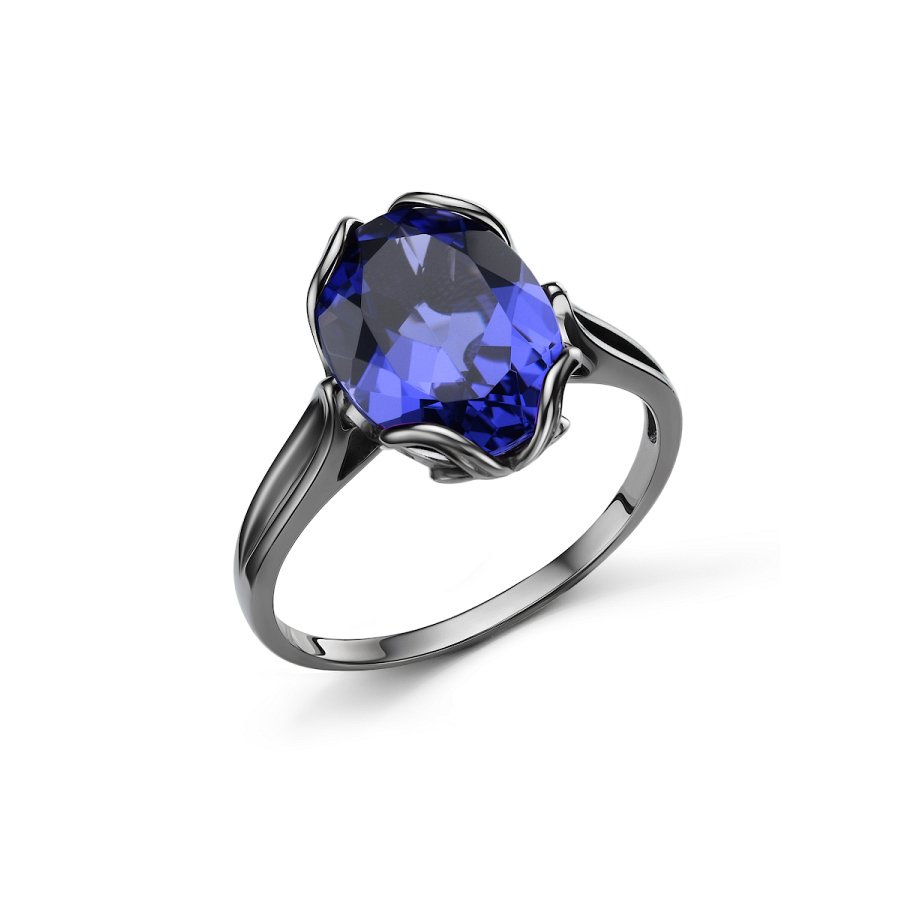 Кольцо Дар - Серебро 925, Синтетический ситалл (арт. К-3985чрс364)