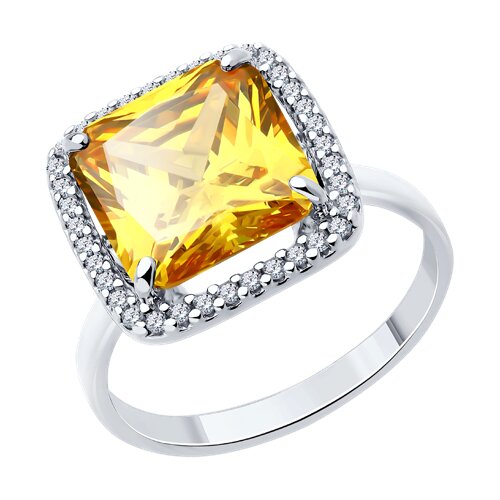 Кольцо SOKOLOV - Серебро 925, Фианит (арт. 94014221)