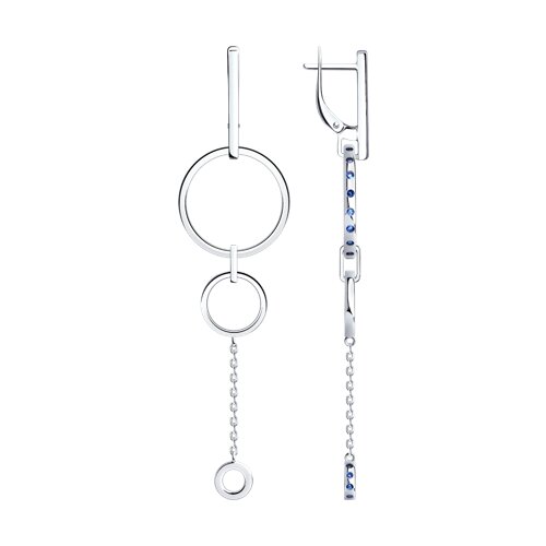 Серьги Diamant - Серебро 925, Фианит (арт. 94-121-02029-1)