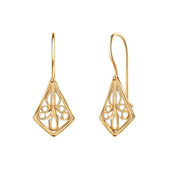 Серьги Атолл - Золото 585 (арт. 20239)