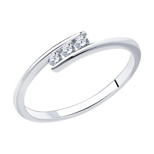 Кольцо SOKOLOV - Серебро 925, Фианит (арт. 94013535)