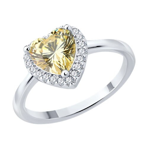 Кольцо SOKOLOV - Серебро 925, Фианит (арт. 94014489-91)